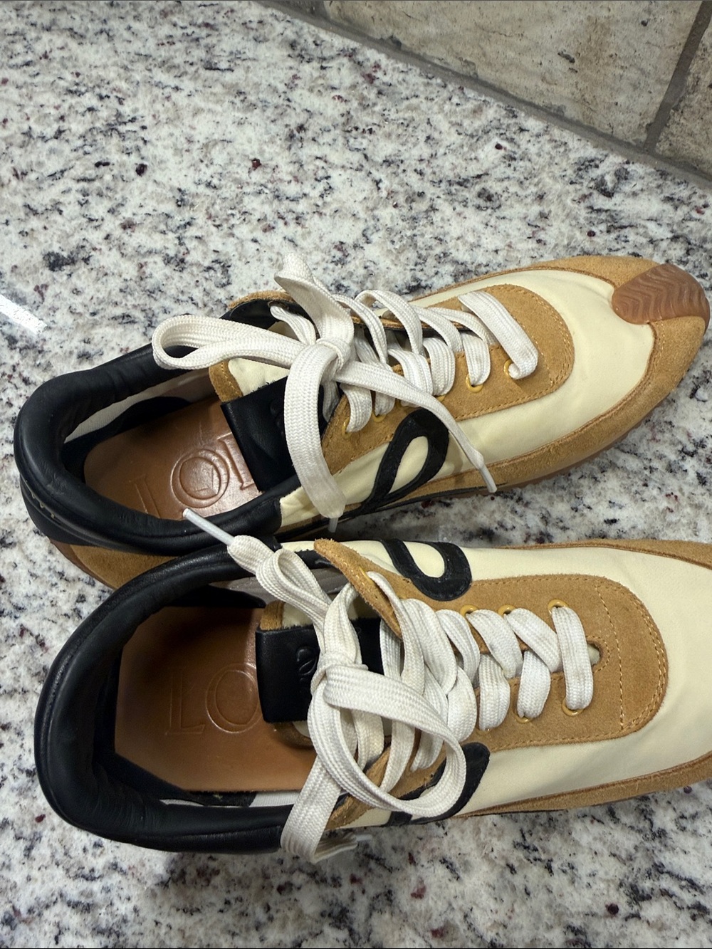 LOEWE Flow Runner Suede And Leather Sneakers Size 41. - Picture 14 of 14